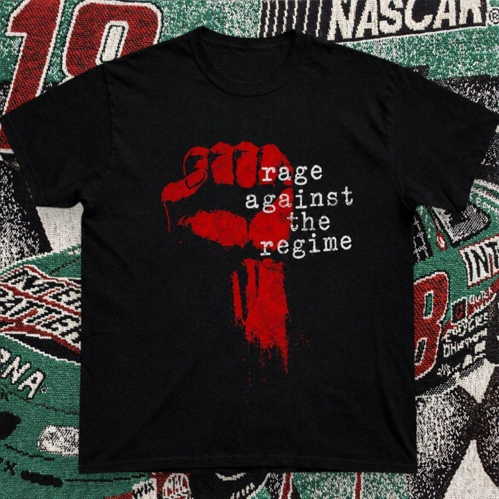 Rage Against The Regime Graphic Tee Black Unisex